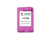 WYNAnGAI Cartouches d'encre compatibles 140 141, 4 pièces, Compatible avec Photosmart C4583 C4283 C4483 C5283 Deskjet D4263 C4480, 2 Jeux Compatible avec 140 et 141(Tri-Color C Y M)