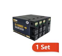 WYNAnGAI Cartouches d'encre compatibles Compatible avec Encre pigmentée MAXIFY MB2010 MB2110 MB2710 PGI1100 PGI-1100(1set)