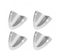 WYNAnGAI Couvercle de Tuyau de Ventilation en Coquille de palourde en Acier Inoxydable, 4 pièces, Accessoires Compatible avec Yacht et Bateau(55X63MM X 4PCS)