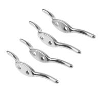 WYNAnGAI Crampons en Acier Inoxydable de qualité 676, 4 pièces, Compatible avec Drapeaux, Bateaux, quais et auvents
