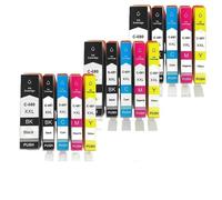 WYNAnGAI Jeu de Cartouches d'encre compatibles 5 Couleurs, PGI680 CLI681, pour modèles d'imprimante TS706 TR7560 TR8560 TS6160 TS6260 TS8160 TS8260 TS9160 TS9560