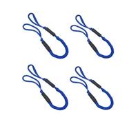 WYNAnGAI Lignes de Quai compatibles Compatible avec Kayak, motomarine, Jet Ski, Ponton, canoë, Bateau à Moteur, Cordes d'amarrage, Solutions d'amarrage à l'élastique, 4/2 pièces(BLUE-4PCS)