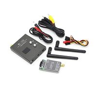 WYNAnGAI Transmetteur AV sans Fil 48 canaux 600 MW 5 km Compatible avec Les pièces de Drones modèles quadrirotor TS832 récepteur RC832 Compatible avec Avion RC multicopter Quadcopter(TS832 and RC832)