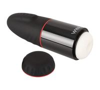 WYNE 02 - Masturbateur vibrant à aspiration rechargeable (noir et blanc)