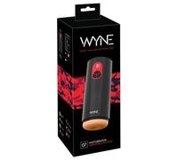 WYNE 07 - Masturbateur vibrant-suceur rechargeable (noir)