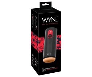 WYNE Masturbator 07 Mastubateurs réalistes Noir Rouge 26.6 cm/2.0 cm