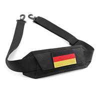 WYNEX 42.9" Bandouliere pour Sac Tactique Sangle de Sac à Bandouliere Sacoche Laniere Universelle de Remplacement avec Coussin d’Épaule pour Pochette Molle, Sac Voyage/Sport/Ordinateur/Porte-Document
