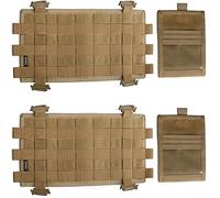 WYNEX Organiseur Pare-Soleil Molle, Housse Tactique avec Sangles élastiques et système Molle, Rangement pour véhicule Compatible F150, F550, Tundra - avec 3 Sangles élastiques