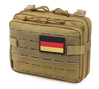 WYNEX Poche Molle Tactique Sac à Outils Militaire Ifak Admin Trousse Secours Vide Supplémentaire du Sac à Dos Multifonction Pochette de Rangement pour Munition/Chargeur