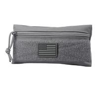 WYNEX Pochette à outils tactiques à fermeture éclair, insert de sac, organiseur EDC utilitaire, poche de rangement administrateur, accessoires de collation avec crochet au dos pour MK3 MK4 poitrine