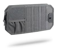 WYNEX Pochette de Rangement avec Porte-Lunette pour Pare-Soleil de Voiture, Organisateur de Visière Auto, Voiture Accessoires Interieur Poche Tactique pour Permis de Conduire Carte Facture Stylo Clé