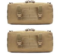 WYNEX Pochette Molle Tactique Pochette Supplémentaire de Sac à Dos Randonnée Poche Molle Latérale Verticale Pochette de Rangement Tactique Sac à Bandoulière Sacoche Militaire