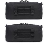 WYNEX Pochette Molle Tactique Pochette Supplémentaire de Sac à Dos Randonnée Poche Molle Latérale Verticale Pochette de Rangement Tactique Sac à Bandoulière Sacoche Militaire