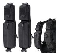 WYNEX Pochette pour Bretelle de Sac à Dos Tactique Pochette à Accessoires Molle Poche Supplémentaire pour Sac Militaire Pochette de Fixation à Bandoulière Pochette pour Accrocher à la Bretelle de Sac