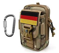 WYNEX Pochette Tactique Étui de Ceinture pour Téléphone Portable Pochette pour Smartphone Petite Sacoche de Ceinture Homme Sac Militaire de Téléphone Utilitaire Molle Poche pour Gilet Tactique