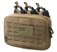 WYNEX Porte Chargeur 5.56 Triple Pochette Tactique pour Chargeurs de Pistolet Porte Magazines Militaire Poche Molle pour Gilet Tactique Pochette Rangement pour Chargeur M4/M16/AR