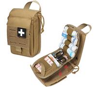 WYNEX Sac de Secours Tactique Trousse Secours Vide Pochette de Premiers Secours Militaire IFAK Pouch Molle de Survie Mini Sac d'urgence Médical Trousse à Pharmacie Sacoche Ceinture de Secours