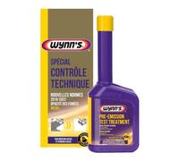Wynn's Additive Contrôle Technique Pollution Diesel Degraissant Moteur, Nettoyant Injecteur Diesel et Anti Fumées Noires 325ml