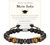 wynn's Cadeaux de remise de diplôme pour garçon, fils, frère, petit-fils, 11.41, Pierre, œil de tigre