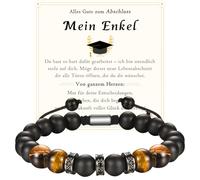 wynn's Cadeaux de remise de diplôme pour garçon, fils, frère, petit-fils, 11.41, Pierre, œil de tigre