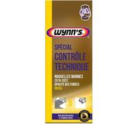 Wynn's Additive Contrôle Technique Pollution Diesel Degraissant Moteur, Nettoyant Injecteur Diesel et Anti Fumées Noires 325ml