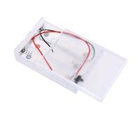 Wynrzyj 21700 Étui de support de batterie avec câble 3 récipients transparents pour 3 piles 21700 contacts plaqués métal boîtier de batterie