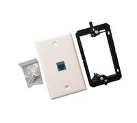 Wynrzyj 3.. Installation rapide de la plaque murale Ethernet Gigabit femelle Plaque de coupleur en ligne avec le passage par la tension sur les plaques d'accouplement en ligne murales