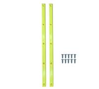 Wynrzyj Bandes de protection solides pour skateboard avec manuel d'installation facile en 5 minutes pour les figures de skateboard et les trajets - Protection des bords colorée