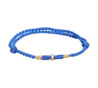 Wynrzyj Bracelet Amulette Fil Rouge avec Breloque Perle Dorée Bracelet de Cheville Tissé à la Main pour Femmes Réglable Amitié Chaîne à Main Cadeau Sœurs, taille unique, Comme décrit