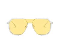 Wynrzyj Circuit de protection Lunettes de soleil confortables Nouvelles lunettes de soleil de cyclisme Convient à différentes formes de visage Convient à la mode, Jaune transparent T, Taille unique