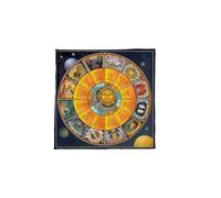 Wynrzyj Constellations Motif Tarots Carte Nappe Tissu autel Tissu autel Table à Cartes Tapisserie Simple Utilisé Divine Décoration Murale