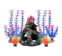 Wynrzyj Décoration d'aquarium en résine de récif corail - Accessoire de paysage - Environnement d'exposition sûr pour poissons, crevettes, habitats - Décoration d'aquarium