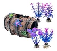 Wynrzyj Décoration d'aquarium en résine de récif corail - Accessoire de paysage - Environnement d'exposition sûr pour poissons, crevettes, habitats - Décoration d'aquarium