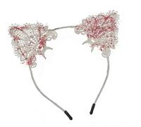 Wynrzyj Décoration de cheveux d'oreille recyclable non abîmée Taille réglable pour les tâches de costume de fête Chat inaperçu Écouter Chapeaux