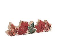 Wynrzyj Décorations d'automne pour la maison, plaque de table en bois, maison de ferme éclairée, récolte d'automne, décoration de table, vœux de récolte, panneaux en bois
