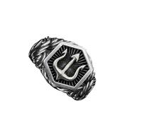 Wynrzyj Designs mythiques Bagues réglables avec tige ouverte pour hommes Rétro Océaniques Bijoux inspirés Cadeau Alliances, comme décrit