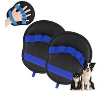 Wynrzyj Gant de brossage en fibre de polyester haute densité pour enlever les animaux de compagnie