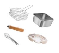 Wynrzyj Kit de cuisine d'extérieur en acier inoxydable avec une utilisation polyvalente, y compris rôtir des pâtes et casserole de camping multifonction facile à nettoyer pour toutes les conditions
