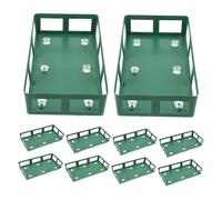 Wynrzyj Lot de 10 arrangements floraux réutilisables avec ventouses pour présentoirs de véhicules, bouquets de fleurs, présentoirs et styles d'événement, support de fleurs de voiture de mariage