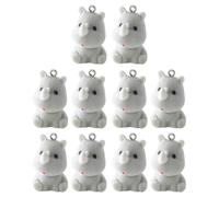 Wynrzyj Lot de 10 breloques animales en résine - Doux au toucher - Pour accessoires - Composants de bijoux faits à la main, taille unique, comme décrit