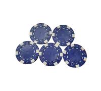 Wynrzyj Lot de 25 jetons de poker professionnels en plastique pour l'enseignement du comptage des pièces de monnaie pour apprendre à compter