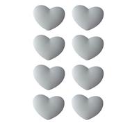 Wynrzyj Lot de 8 amortisseurs de vibrations en silicone en forme de cœur pour raquette de tennis Amortissement des chocs et décoration élégante Amortisseur de tennis confortable