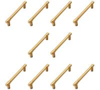 Wynrzyj Lot de poignées de penderie en aluminium et métal avec design moderne et confortable pour armoires à domicile, rénovation arrondie, poignées de tiroir lourdes en aluminium