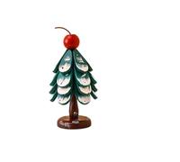 Wynrzyj Lot de sous-verres en bois en forme de sapin de Noël - Tapis d'isolation thermique pour cuisine, table à manger, sous-vêtements, accessoires de décoration, festivités, protection de vaisselle
