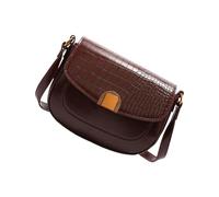 Wynrzyj Motif de pierre résistant aux larmes PU ABERMAIN Porte-monnaie Mode Prétension Sac à bandoulière décontracté pour femmes avec sac spacieux Motif de pierre à la mode, Couleur café.