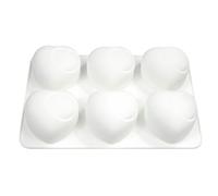 Wynrzyj Moule à gâteau en Mousse de Silicone en forme de cœur pour Desserts chocolat, ustensiles de cuisson pour réunion de famille, outil de cuisson résistant à la