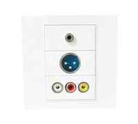 Wynrzyj Panneau modulaire de 86 types avec module personnalisable Plaque murale adaptée aux interfaces multimédia Texture ABS Cadre intégré Plaque de face modulaire