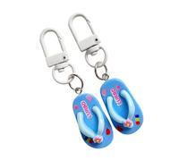 Wynrzyj Petit porte-clés à chaussures Accessoires en résine colorée pour un usage quotidien et le voyageur Miniature Clé à chaussures et sac Pendentif clé quotidienne Décorations, bleu, taille unique