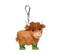 Wynrzyj Porte-clés culturel avec vache des Highlands, qui représente la tradition écossaise et convient comme décoration de porte-clés tendance pour les voyages