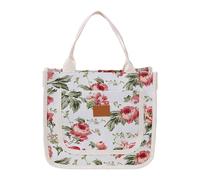 Wynrzyj Sac de transport multifonction en tissu pliable Grand sac à main intérieur décontracté pour étudiants en banlieue Sac à bandoulière décontracté en toile, rouge